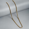 FABLLERY-Minimal Gold Snake Chain Necklace for Women – Anti Tarnish