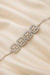 FABLLERY Elegant Anti-Tarnish Square Motif Bracelet for Women | Premium Finish
