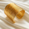 FABLLERY Luxury Anti-Tarnish Gold Cuff Bracelet for Women | Elegant Statement Jewelry