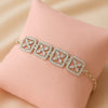 FABLLERY Elegant Anti-Tarnish Square Motif Bracelet for Women | Premium Finish