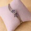 FABLLERY Anti-Tarnish Purple Crystal Bracelet for Women – Elegant & Long-Lasting Shine