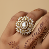 FABLLERY Anti tarnish zircon ring (Adjustable ring)