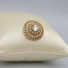 FABLLERY Ring Anti-Tarnish Crystal Studded Mehndi Polish Cocktail (Adjustable size)