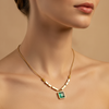FABLLERY-Premium Anti-Tarnish Geometric Pendant Necklace